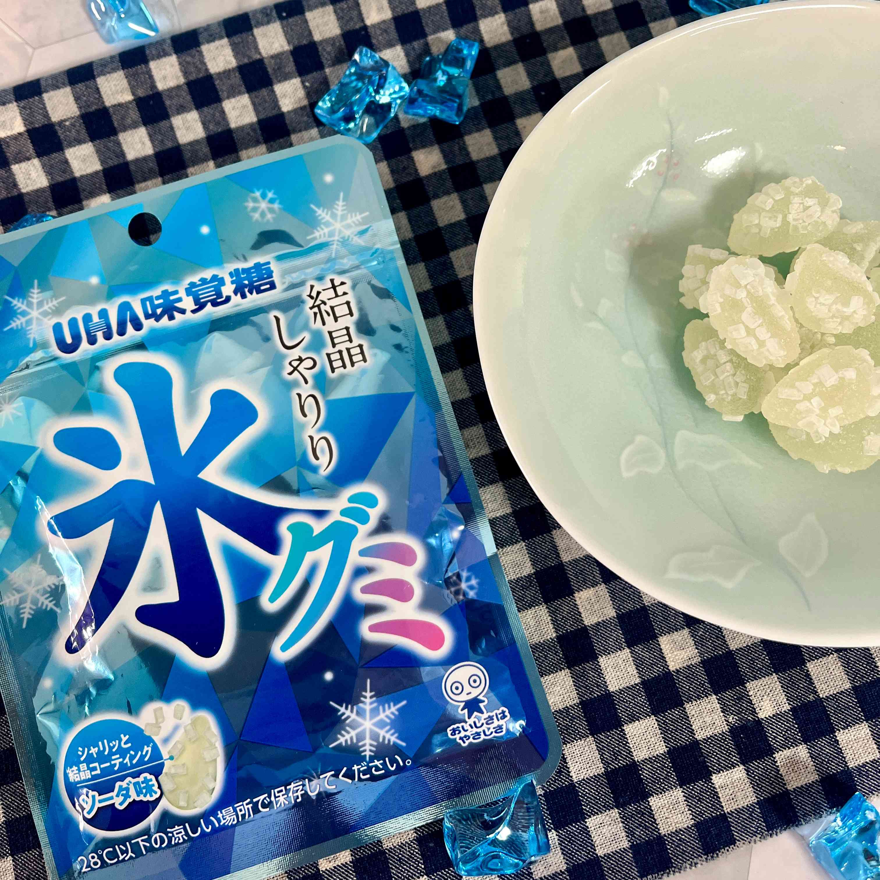 【UHA味覚糖】Ice Gummy - Soda Flavor　1bag　40ｇ