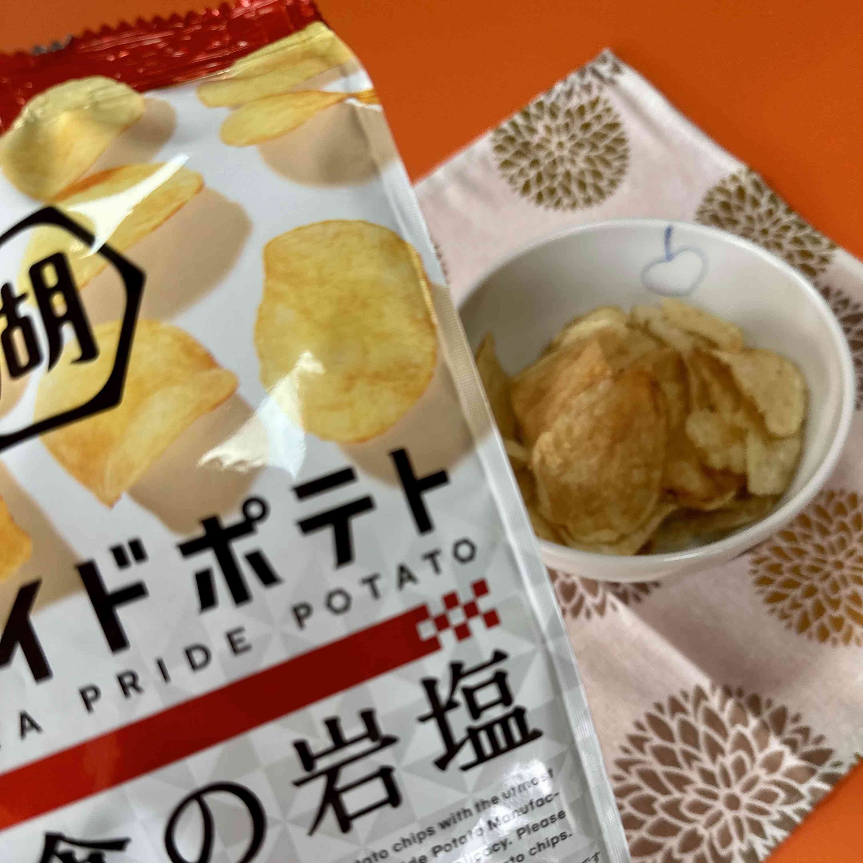 【湖池屋】Pride Potato Gourmet Rock Salt 1bag　55ｇ