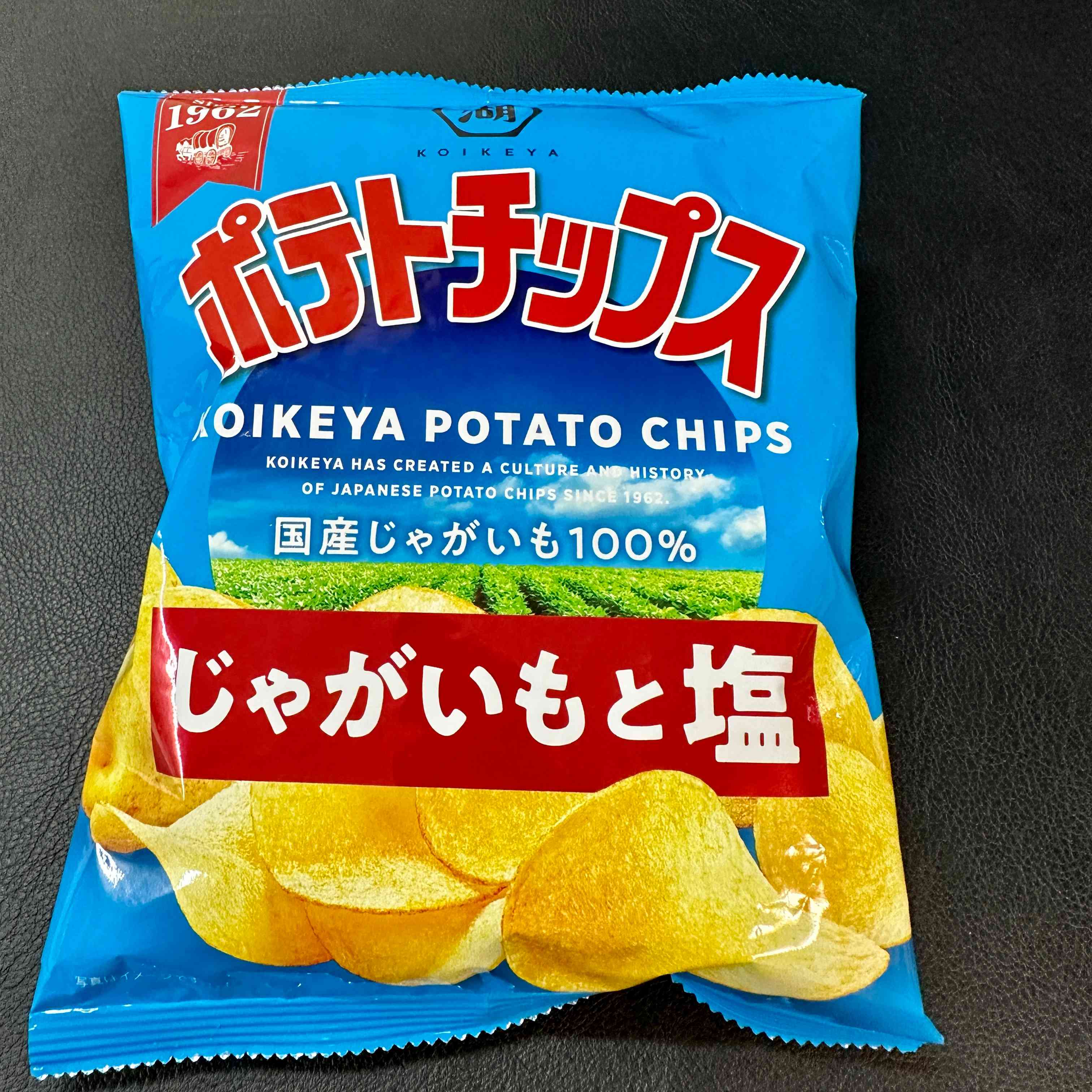 【湖池屋】Potato Chips - Potato and Salt　1bag　60ｇ