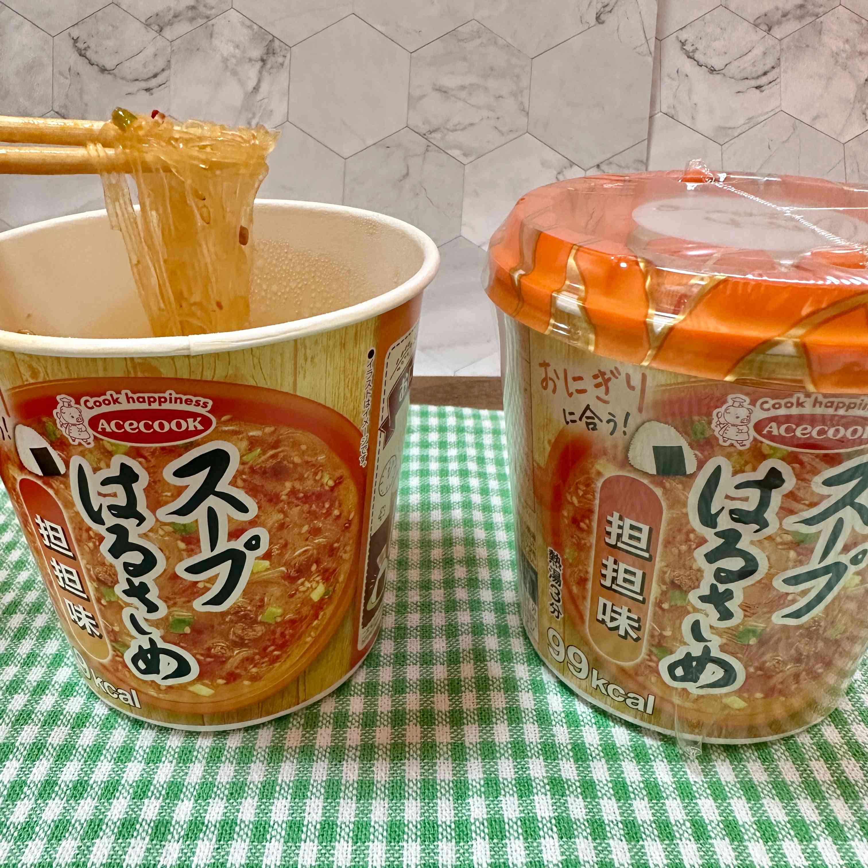 【ACECOOK】Soup Harusame - Tan Tan Flavor　1piece　31ｇ