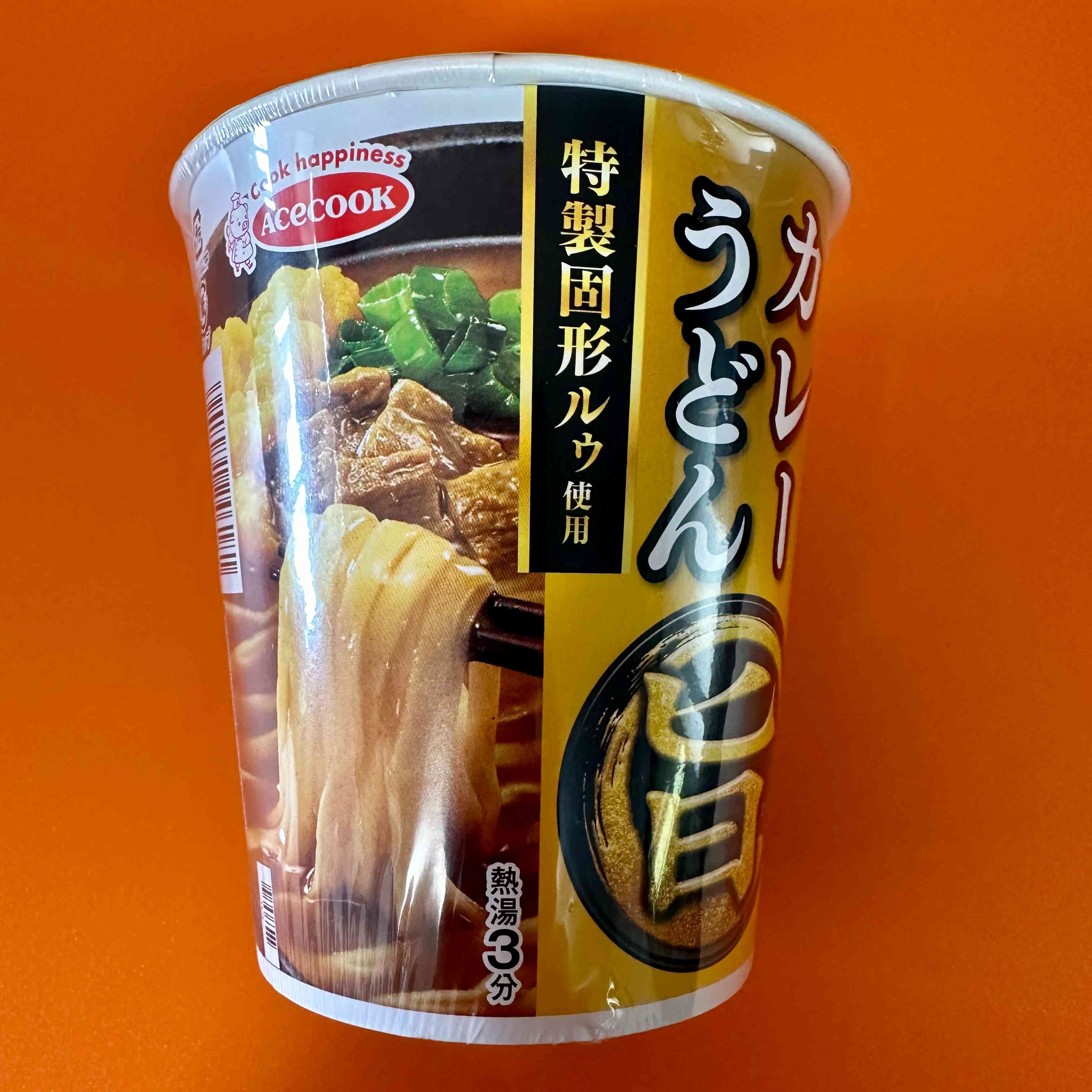 【Acecook】Maru-uma Curry Udon Noodle　12pieces（1case）　780ｇ (Non-Pork Cup Noodles)