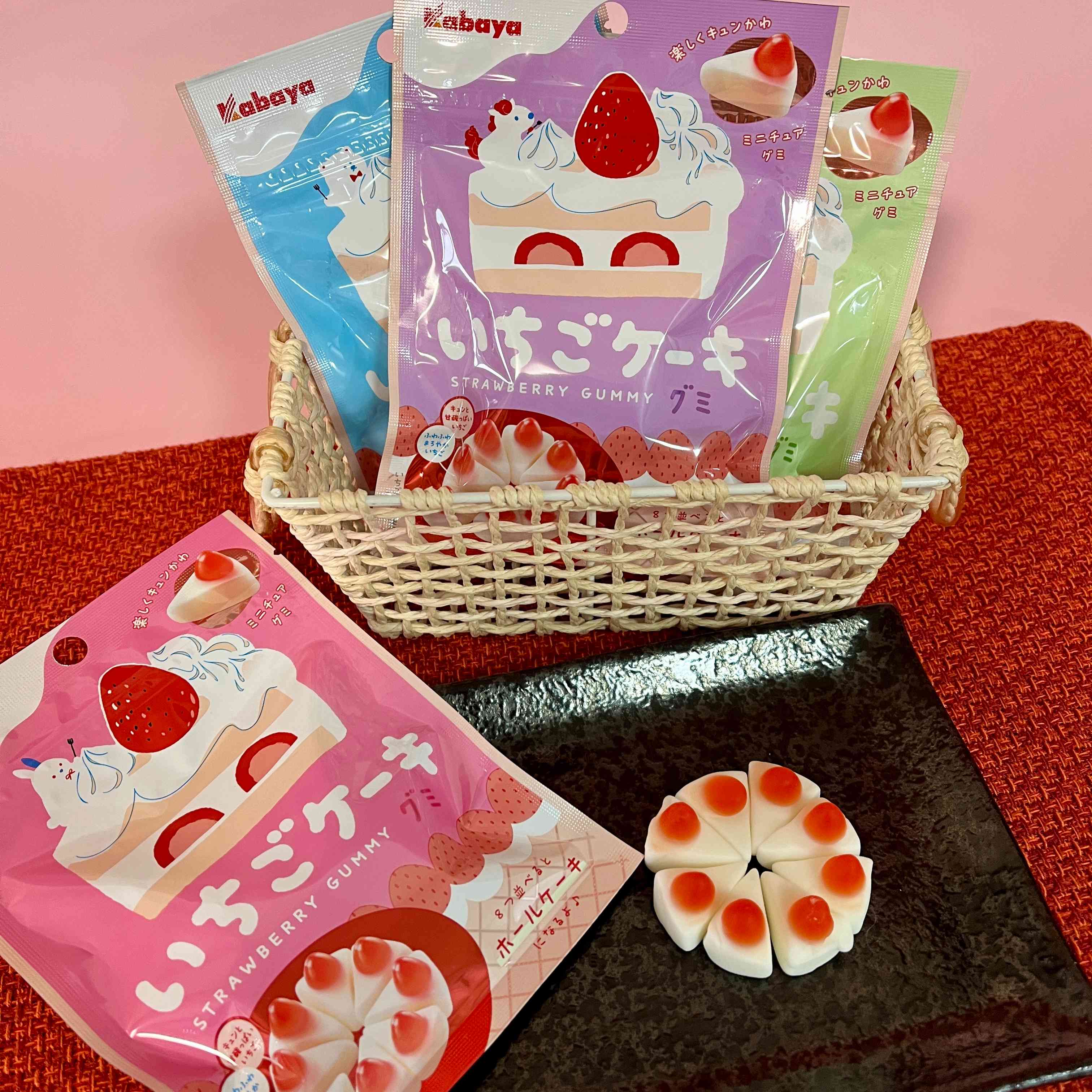 【Kabaya】Strawberry cake gummy　1bag　40ｇ