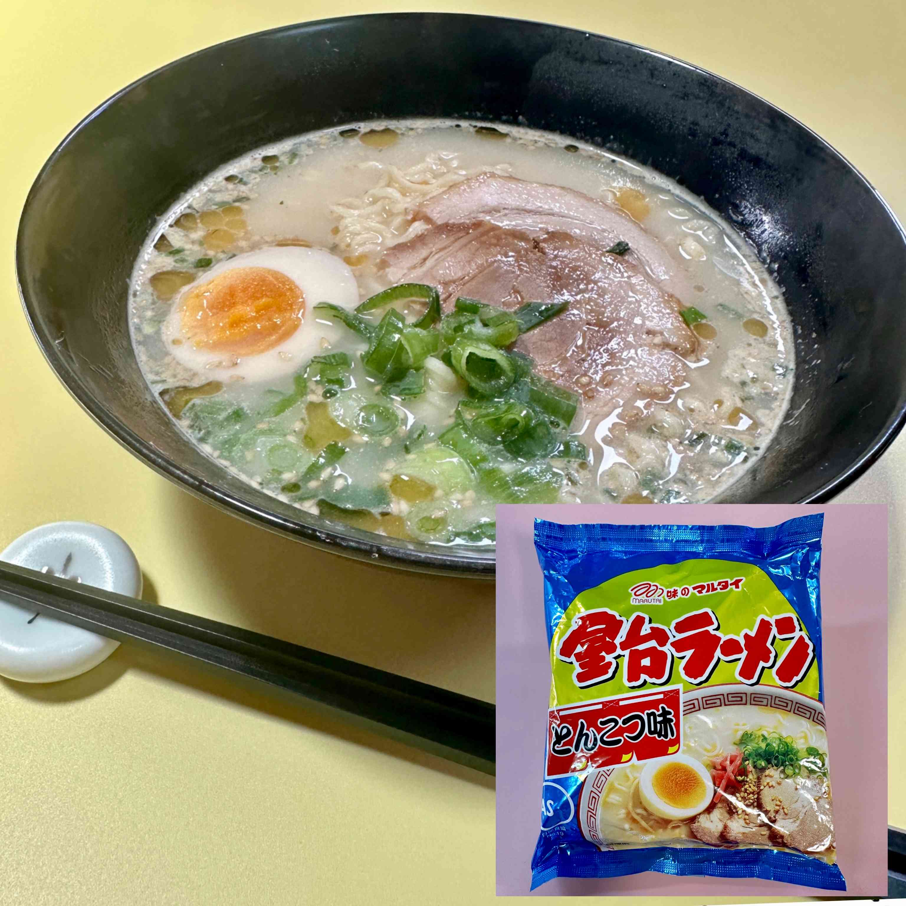 【MARUTAI】Street vendor ramen Tonkotsu flavor.　1bag　99ｇ（Bagged noodles）